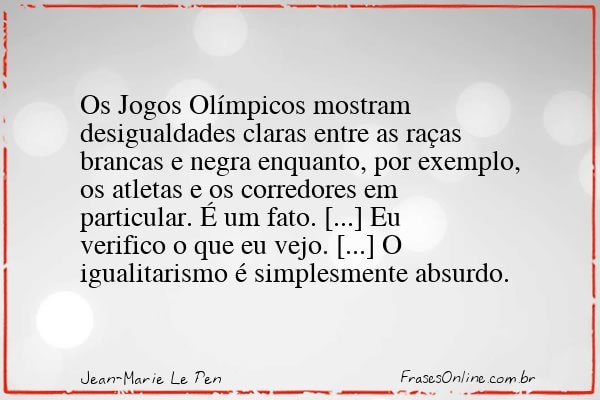 Frase de Jean-Marie Le Pen