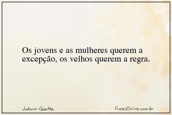 Frase de Johann Goethe