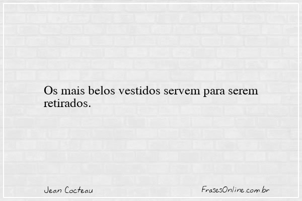 Frase de Jean Cocteau