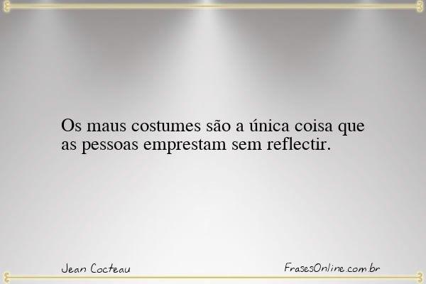 Frase de Jean Cocteau