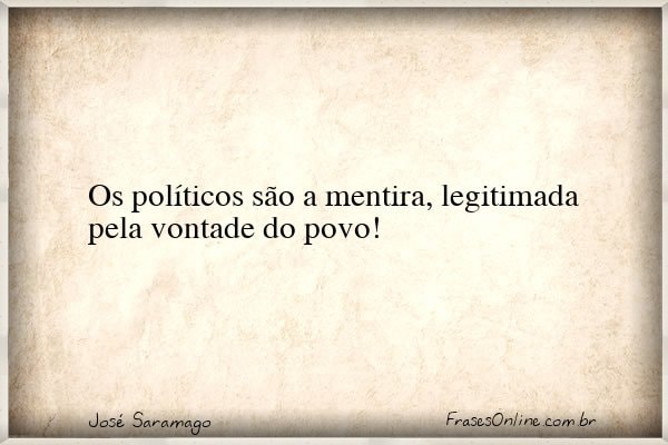 Frase de José Saramago
