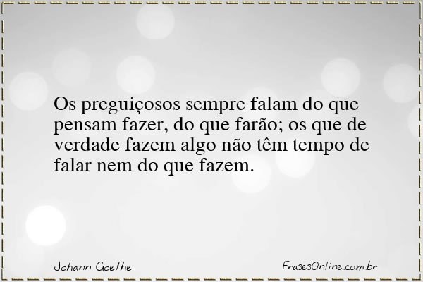 Frase de Johann Goethe