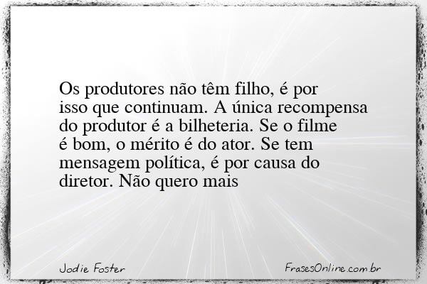 Frase de Jodie Foster