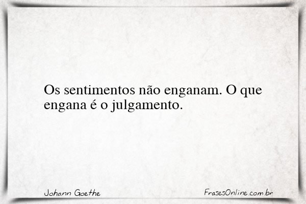 Frase de Johann Goethe