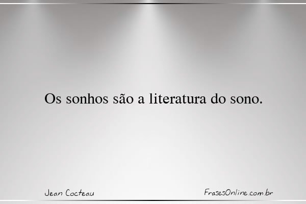 Frase de Jean Cocteau