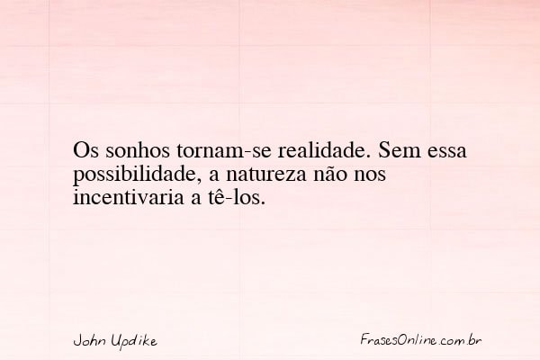 Frase de John Updike