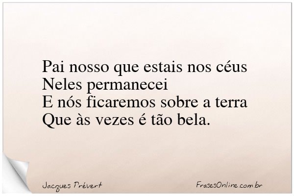 Frase de Jacques Prévert