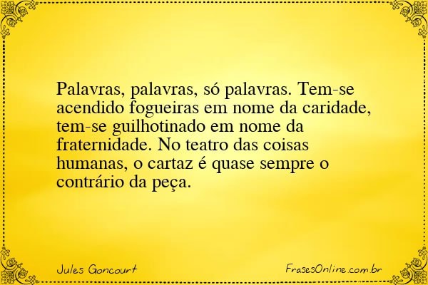 Frase de Jules Goncourt