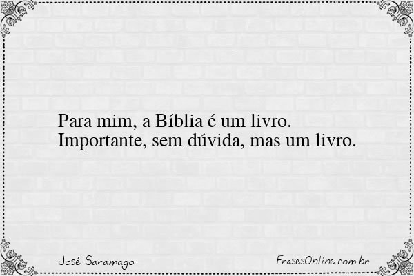 Frase de José Saramago