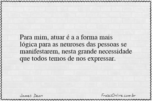 Frase de James Dean