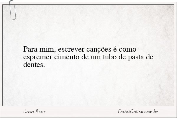 Frase de Joan Baez