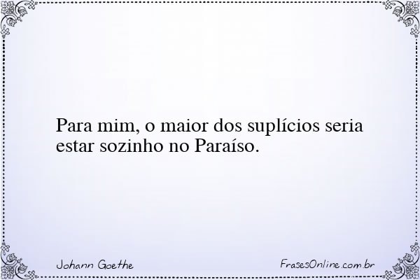 Frase de Johann Goethe