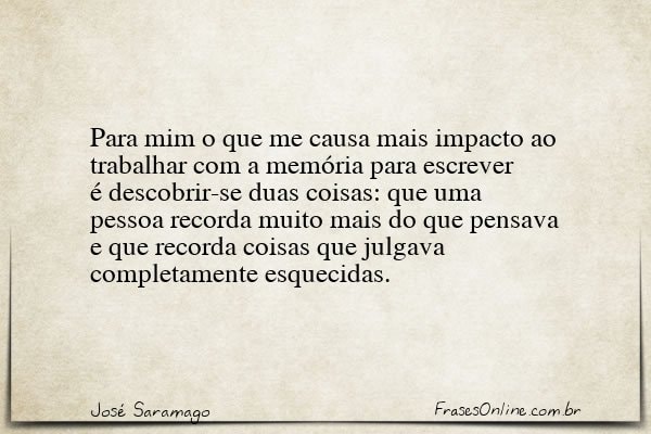 Frase de José Saramago