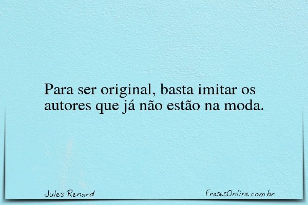 Frase de Jules Renard