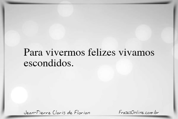 Frase de Jean-Pierre Claris de Florian