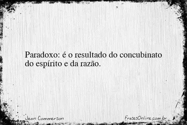 Frase de Jean Commerson