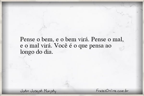 Frase de John Joseph Murphy