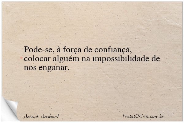 Frase de Joseph Joubert