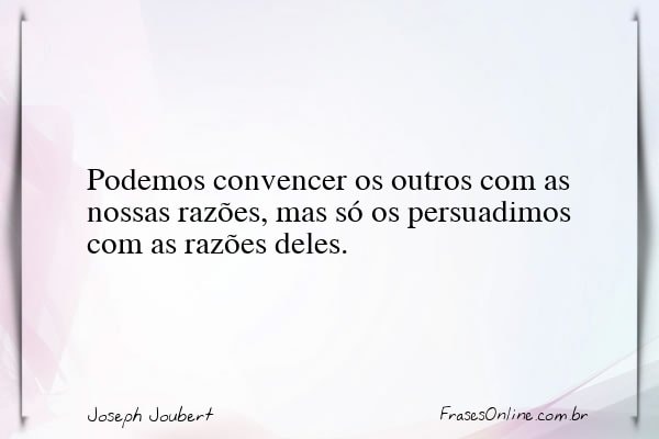 Frase de Joseph Joubert