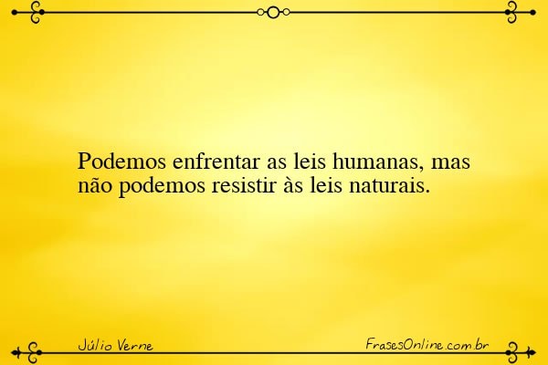 Frase de Júlio Verne