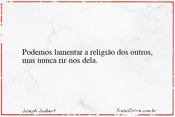 Frase de Joseph Joubert