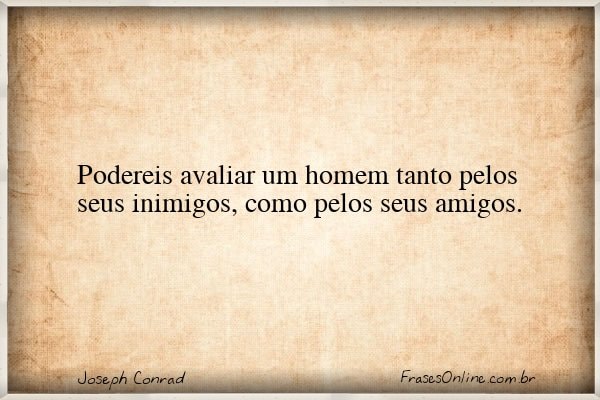 Frase de Joseph Conrad