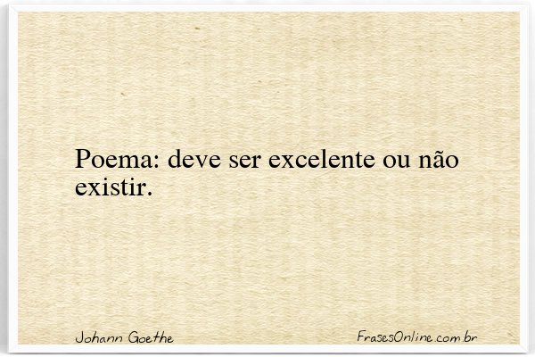 Frase de Johann Goethe