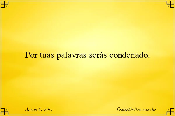 Frase de Jesus Cristo