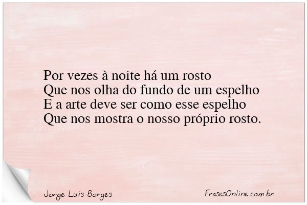 Frase de Jorge Luis Borges