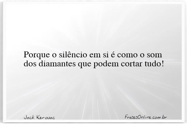 Frase de Jack Kerouac