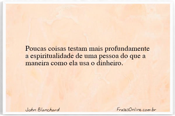 Frase de John Blanchard