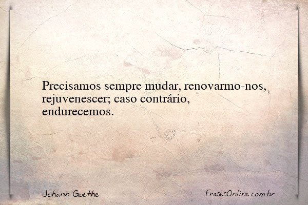 Frase de Johann Goethe