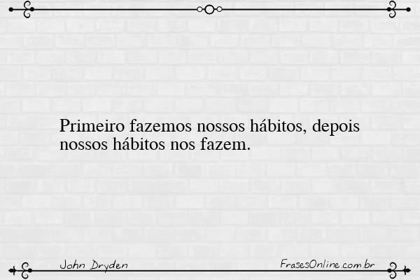 Frase de John Dryden