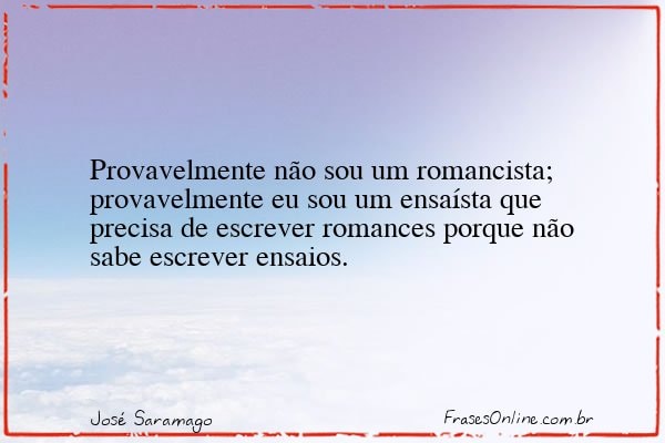 Frase de José Saramago
