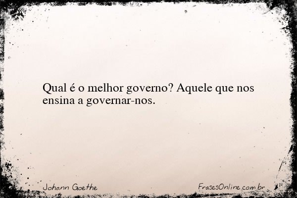 Frase de Johann Goethe