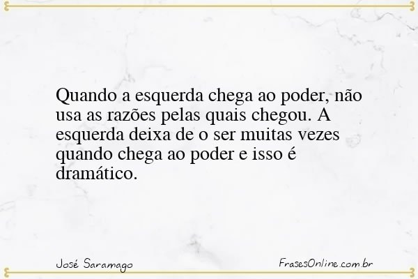 Frase de José Saramago