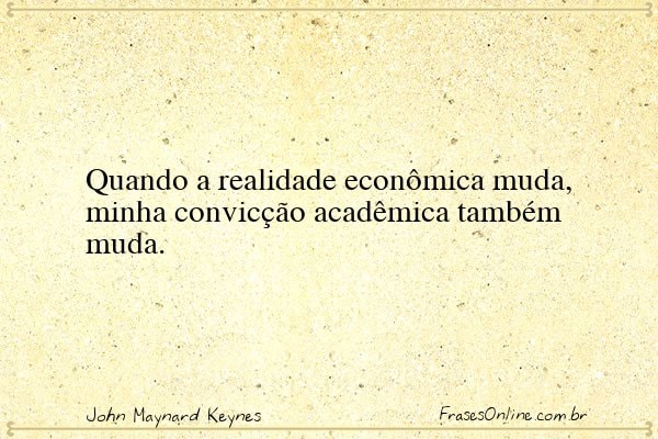 Frase de John Maynard Keynes