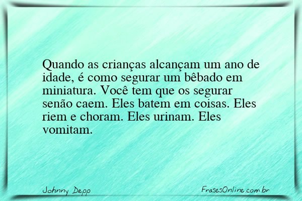 Frase de Johnny Depp