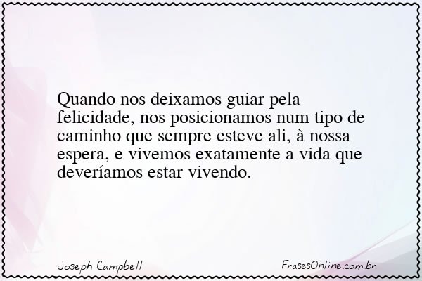Frase de Joseph Campbell