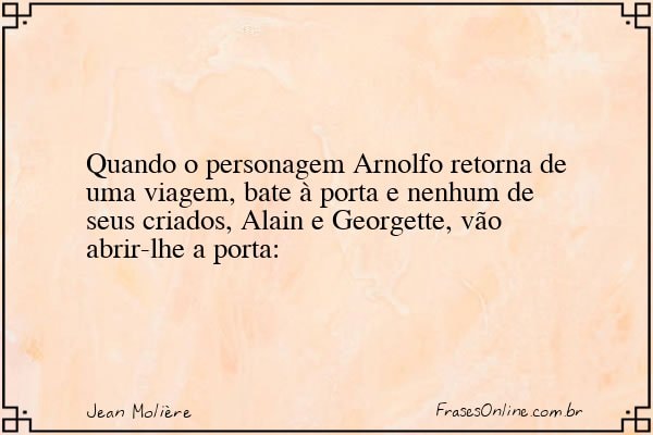 Frase de Jean Molière