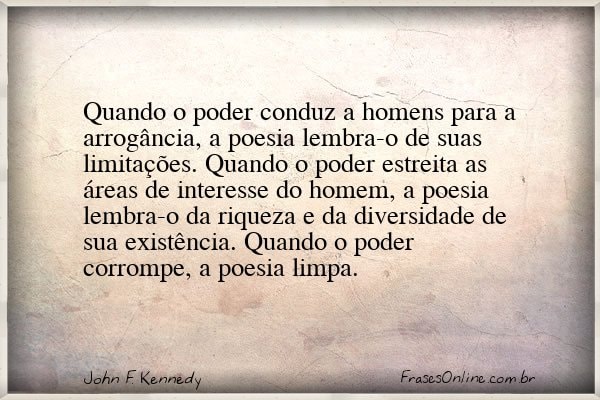 Frase de John F. Kennedy