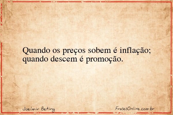 Frase de Joelmir Beting
