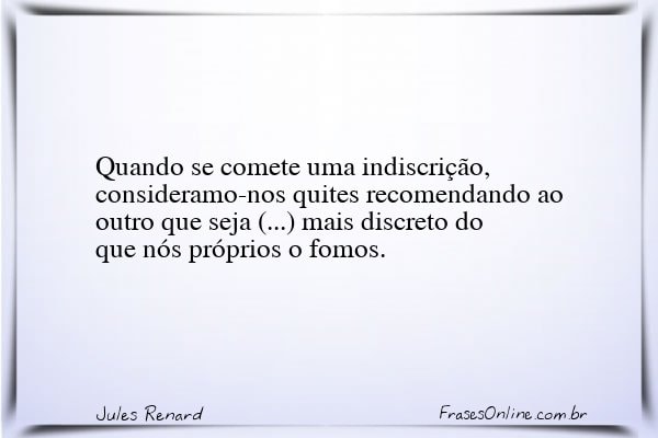 Frase de Jules Renard
