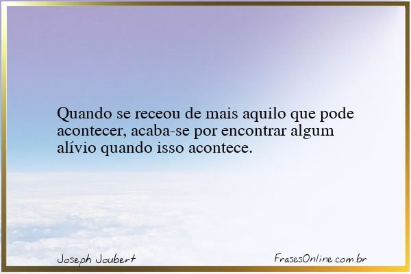 Frase de Joseph Joubert