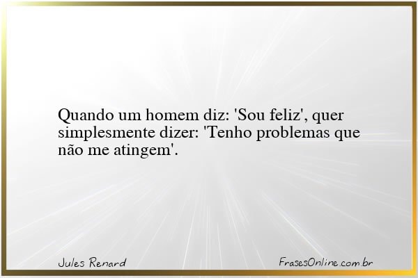 Frase de Jules Renard