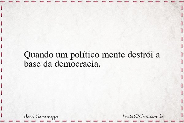 Frase de José Saramago