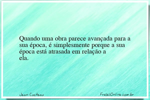 Frase de Jean Cocteau