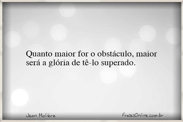 Frase de Jean Molière
