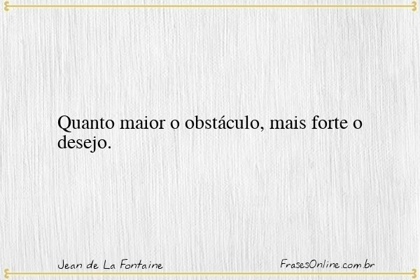 Frase de Jean de La Fontaine