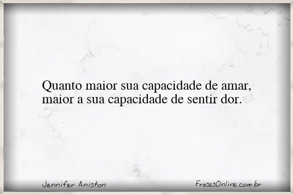 Frase de Jennifer Aniston